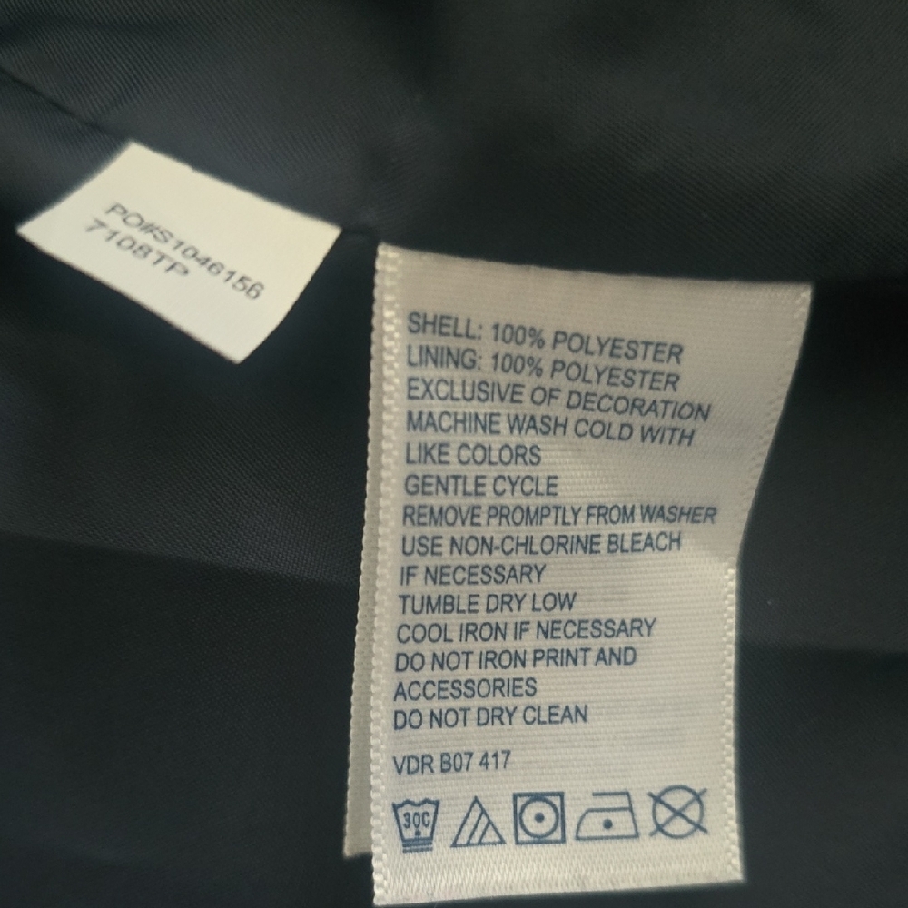 Nautica Navy Utility Jacket with Pink Logo - Picture 9 of 10